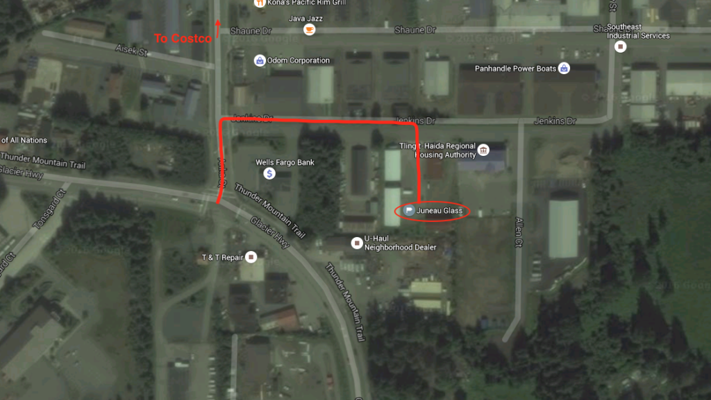 Find Us Juneau Glass